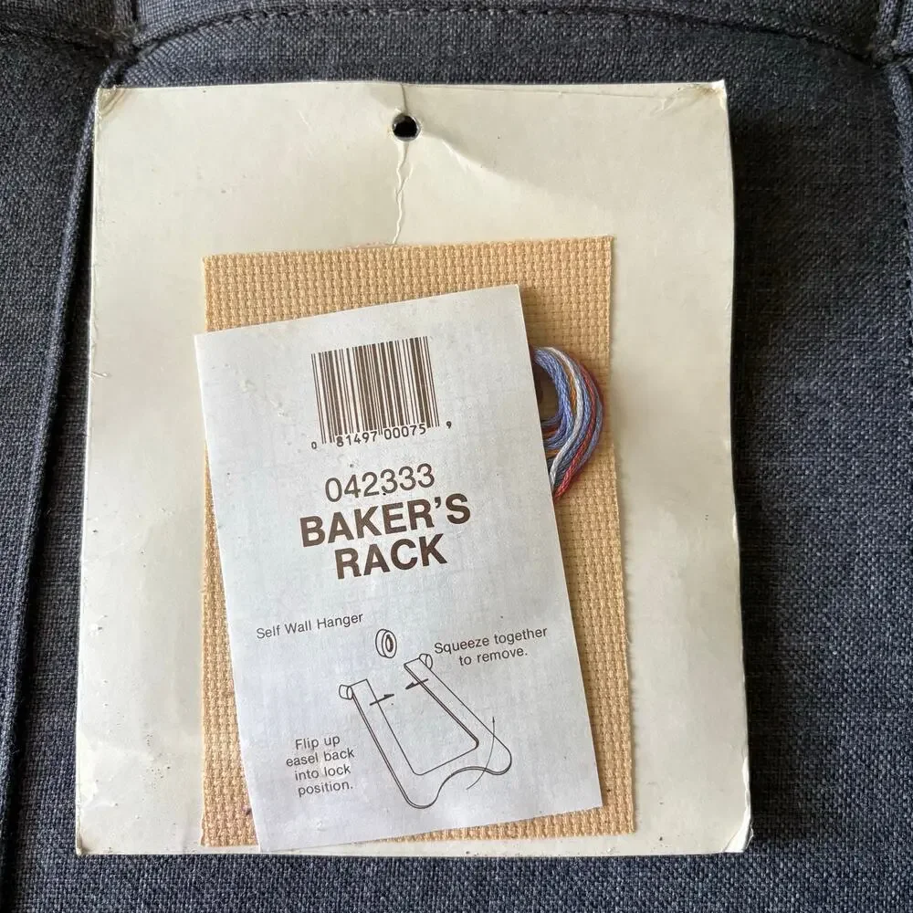 Baker's Rack Vintage Counted Cross Stitch Kit by Country Traditional - 1980s